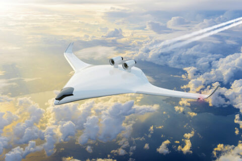 Das Start-up Natilus
plant autonom fliegende Nurflügler. Das Modell Kona soll 3,8 Tonnen Fracht 1600 Kilometer weit befördern können.