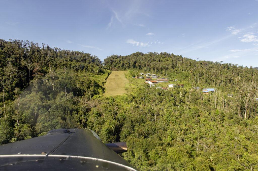 Anflug mit Pilatus Porter
