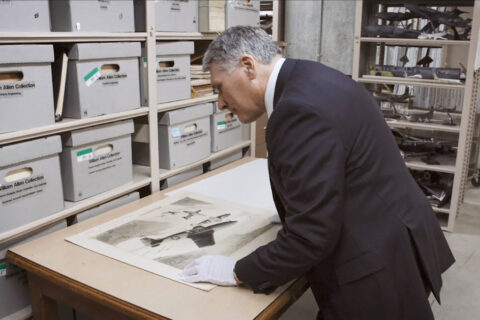 46 Jahre lang war Mike Lombardi für Boeing tätig. Davon 30 Jahre im Unternehmensarchiv.