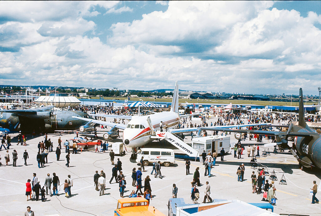Convair der schweizerischen Jet Aviation aus Basel im Jahr 1976