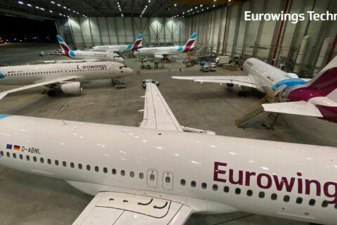 Im kommenden Winter werden 61 Flugzeuge der Eurowings die Base Maintenance durchlaufen.