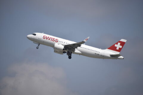 A320neo von Swiss.