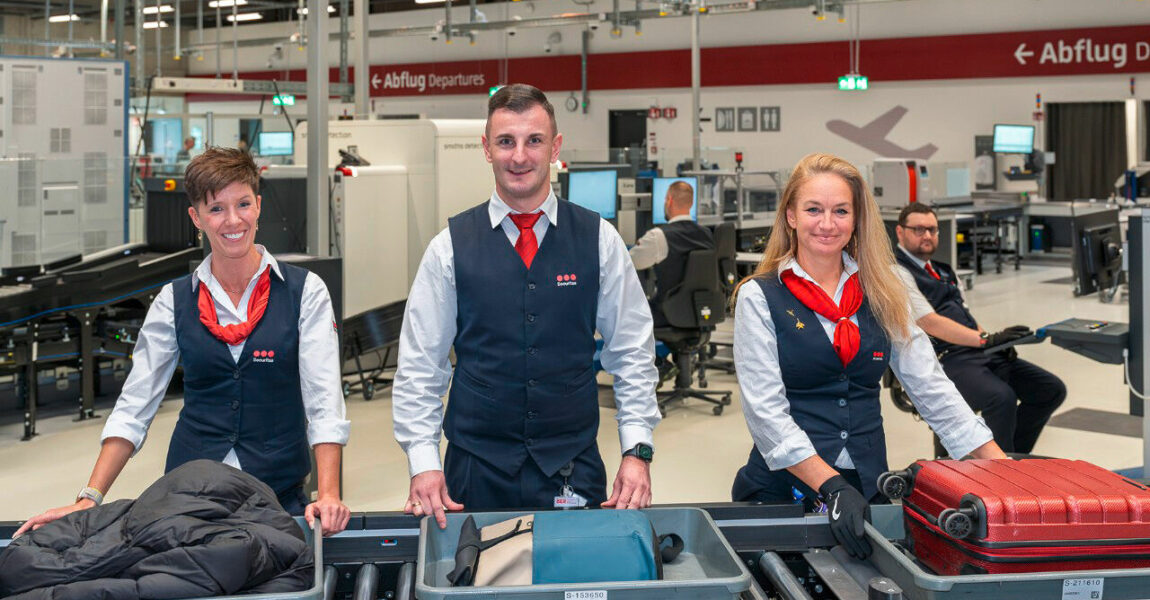 In den BER-Sicherheitsbereichen wird auf 24 Spuren mit CT-Scannern gecheckt.