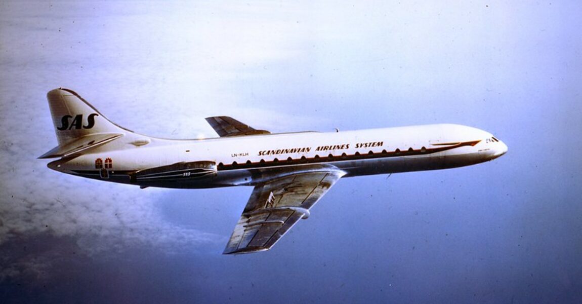Dieses Foto einer SAS Caravelle III zeigt die ganze Schönheit der S.E. 210.