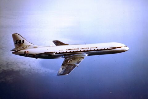 Dieses Foto einer SAS Caravelle III zeigt die ganze Schönheit der S.E. 210.