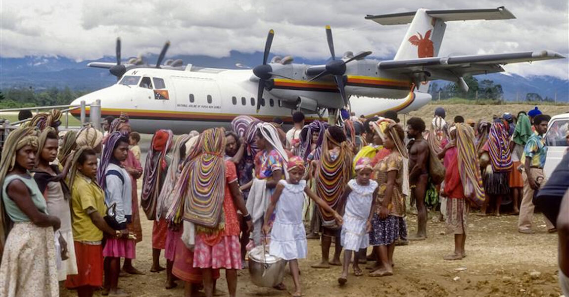 Viermotorige Dash 7 setzte Air Niugini zwischen 1981 und 1992 im Inland PapuaNeuguineas ein.
