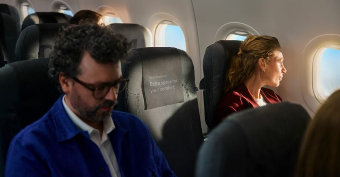 SAS bietet neuerdings eine Business Class auf sämtlichen Europastrecken an. 