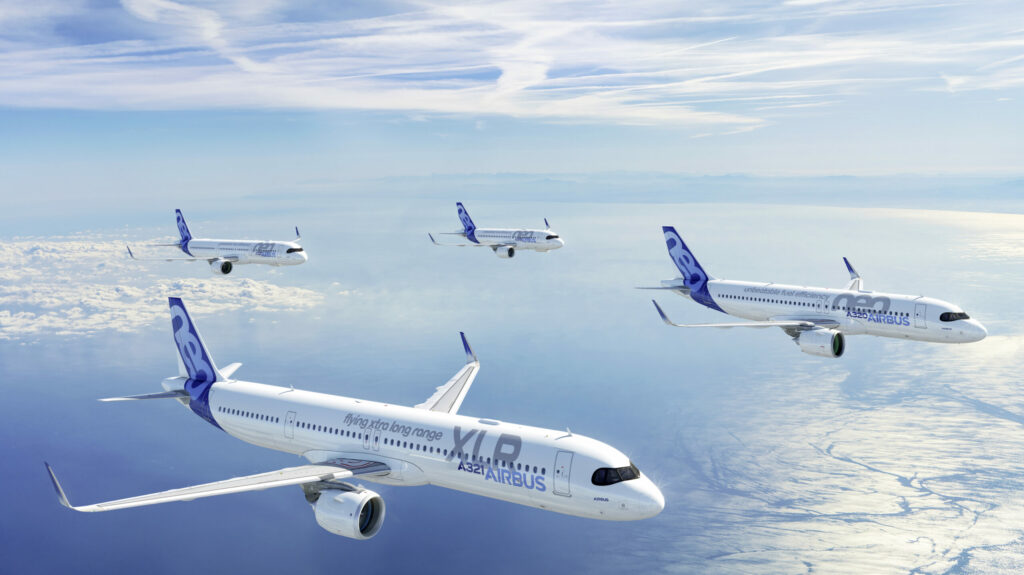 Airbus, Flugzeugfamilie