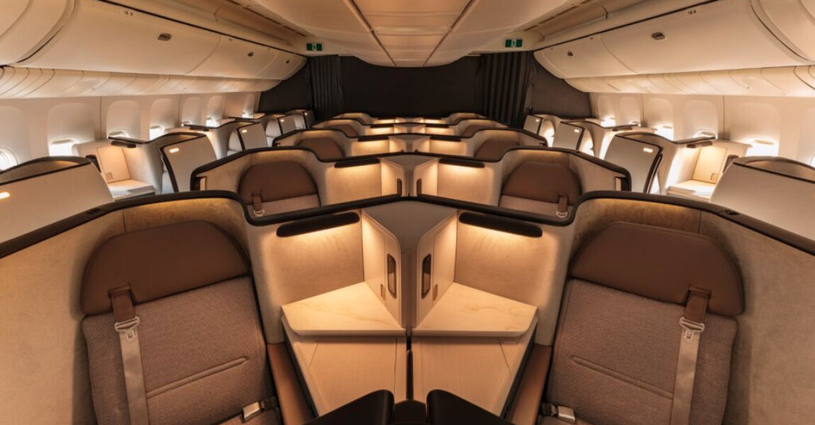 Blick in die Kabine: Cathay Pacific führt die neue Aria Suite auf Flügen zwischen Frankfurt und Hongkong ein.