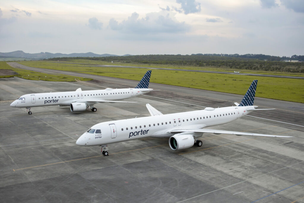 Porter Airlines Embraer 195-E2.