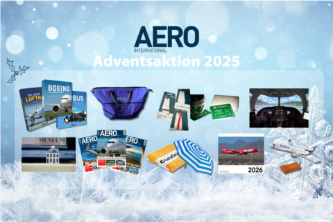 Bei der diesjährigen Adventsaktion 2025 von AERO INTERNATIONAL gibt es tolle Preise zu gewinnen.