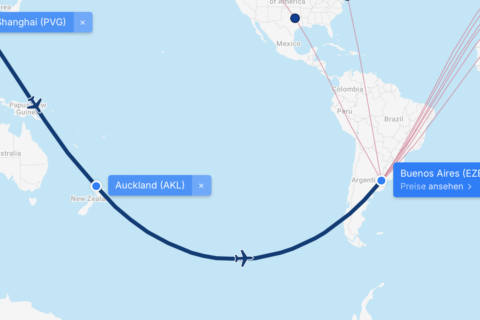20.000 Kilometer liegen zwischen Shanghai uns Buenos Aires.