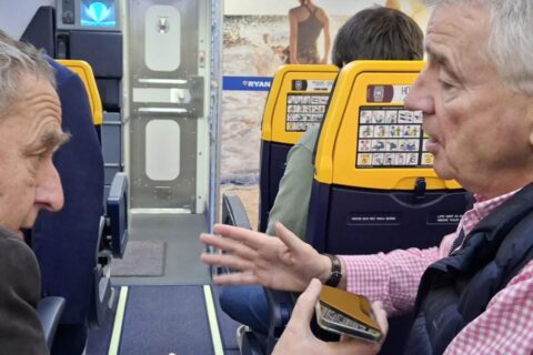 Ryanair-CEO Michael O’Leary bestätigt Gespräche mit Airbus über neue Jets für die Lauda-Flotte.