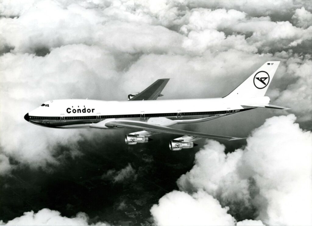 Boeing 747, Condor, Flugzeugtypen