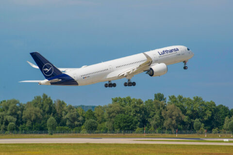 Die Verbindung von München nach San Diego in den USA bedient Lufthansa ganzjährig mit A350 – Allegris-Kabine inklusive.