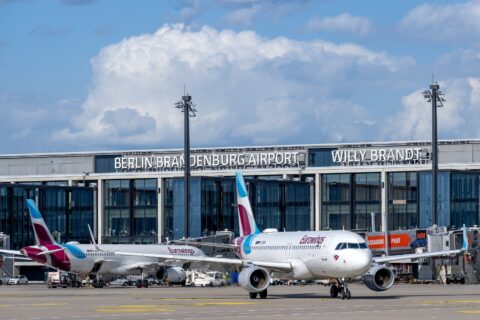 Die BER-Flotte von Eurowings wächst auf neun Maschinen.