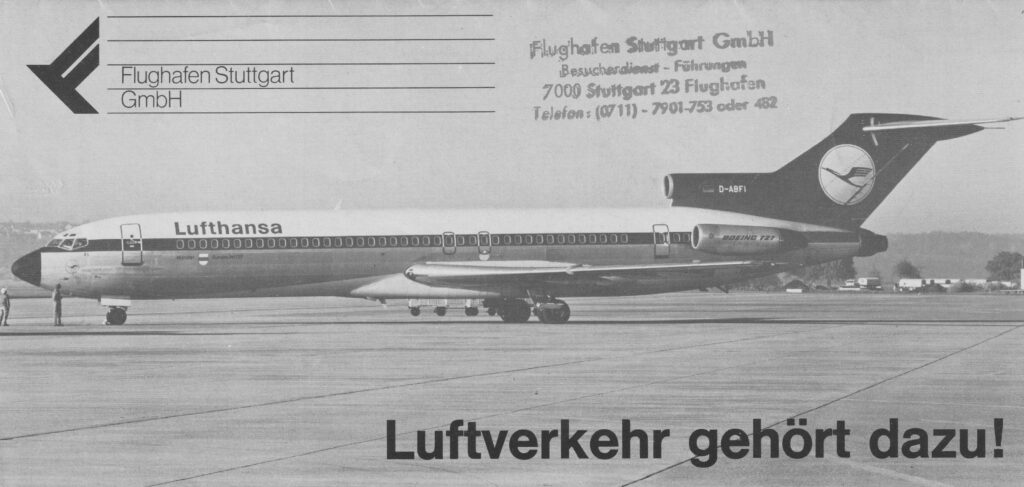 Broschüre Flughafen Stuttgart