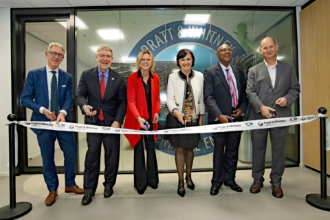 Feierliche Eröffnung des ETIC-Forschungszentrums von Pratt & Whitney im niederländischen Houten. 