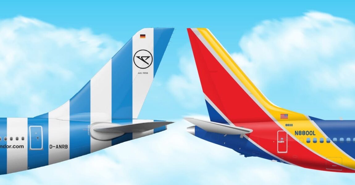 Partnerschaft zwischen Condor und Southwest Airlines.