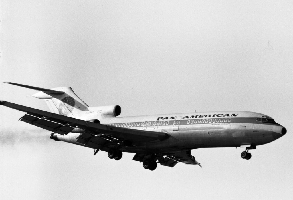 Boeing 727-100, Pan Am, Frankfurt/Main.