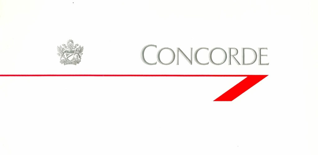 Concorde, British Airways, Broschüre