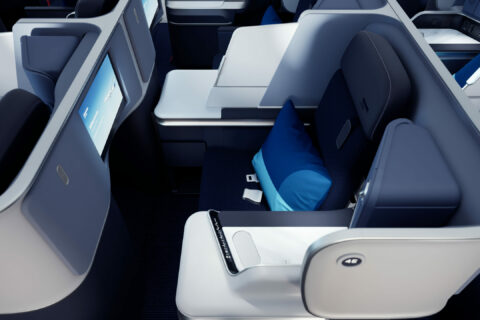 Ein Blick in die neue Business Class 