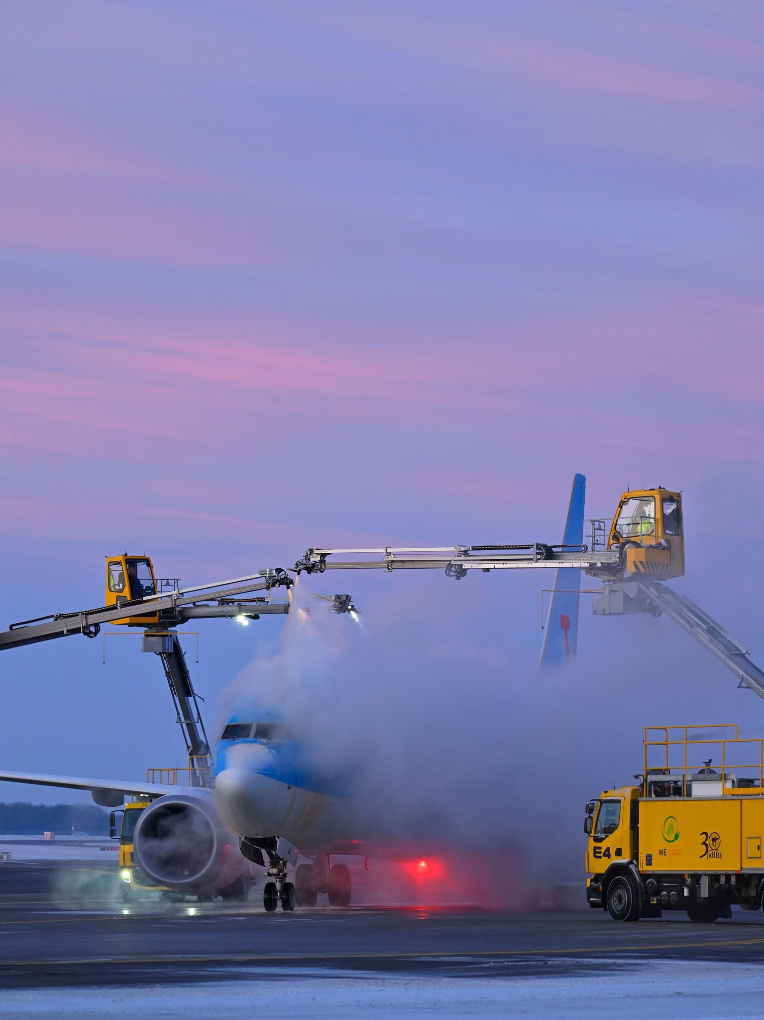 Fliegen Flugzeuge bei Schnee?