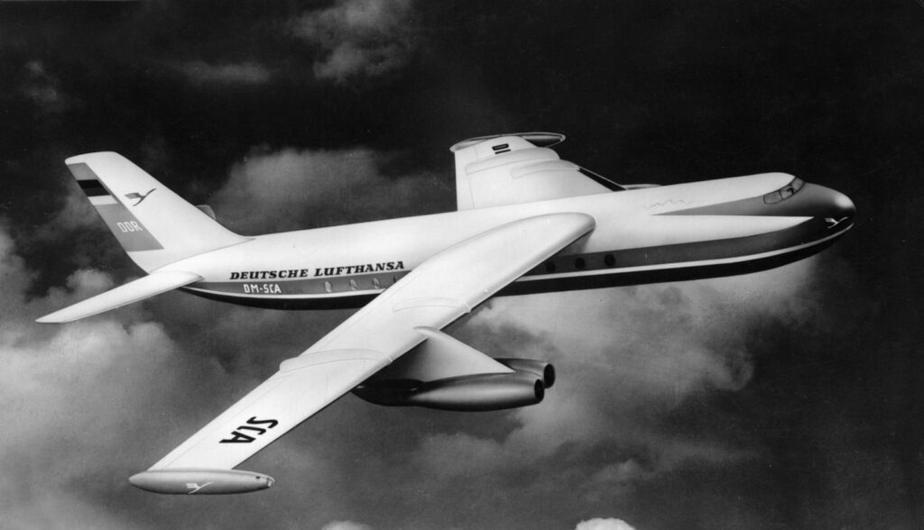 Lufthansa, Baade 152, Flugzeugbau in Dresden