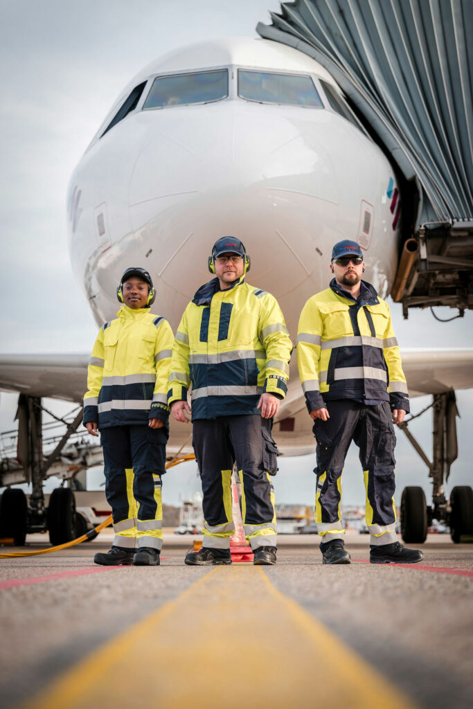 Kleidung für mehr Arbeitssicherheit am Flughafen