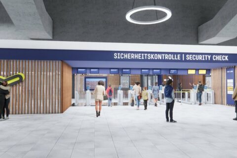 Sicherheitskontrolle Flughafen Köln/Bonn