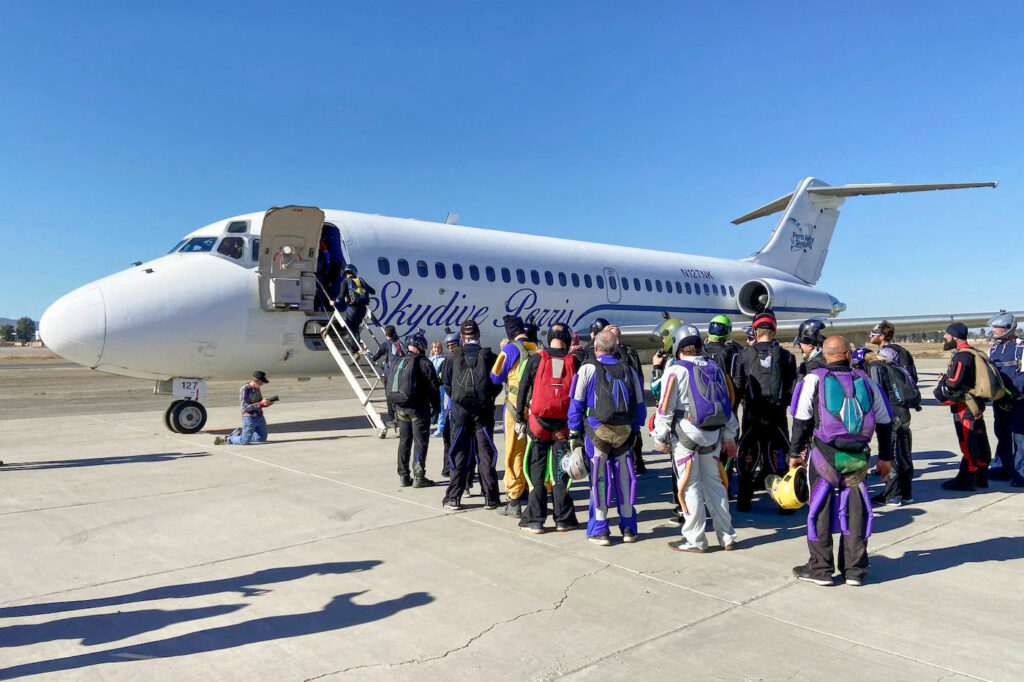 Skydive Perris Flugplatz
