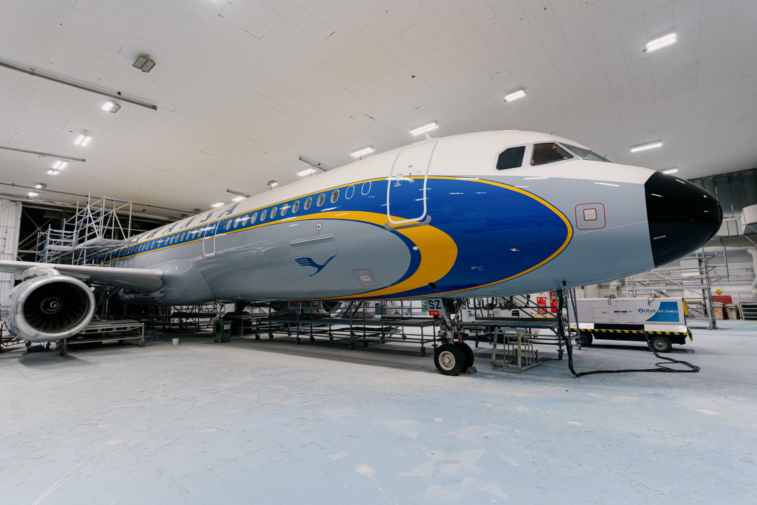 100 Jahre Lufthansa: A321 im Super-Star-Design