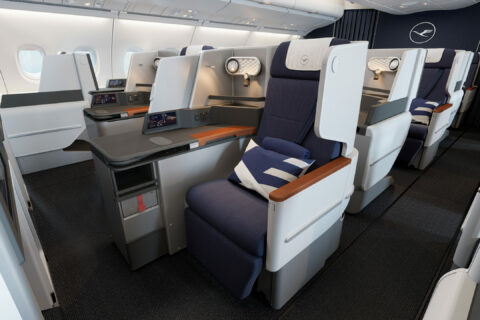 Alle acht Airbus A380 erhalten neue Premiumsitze in der Business Class.