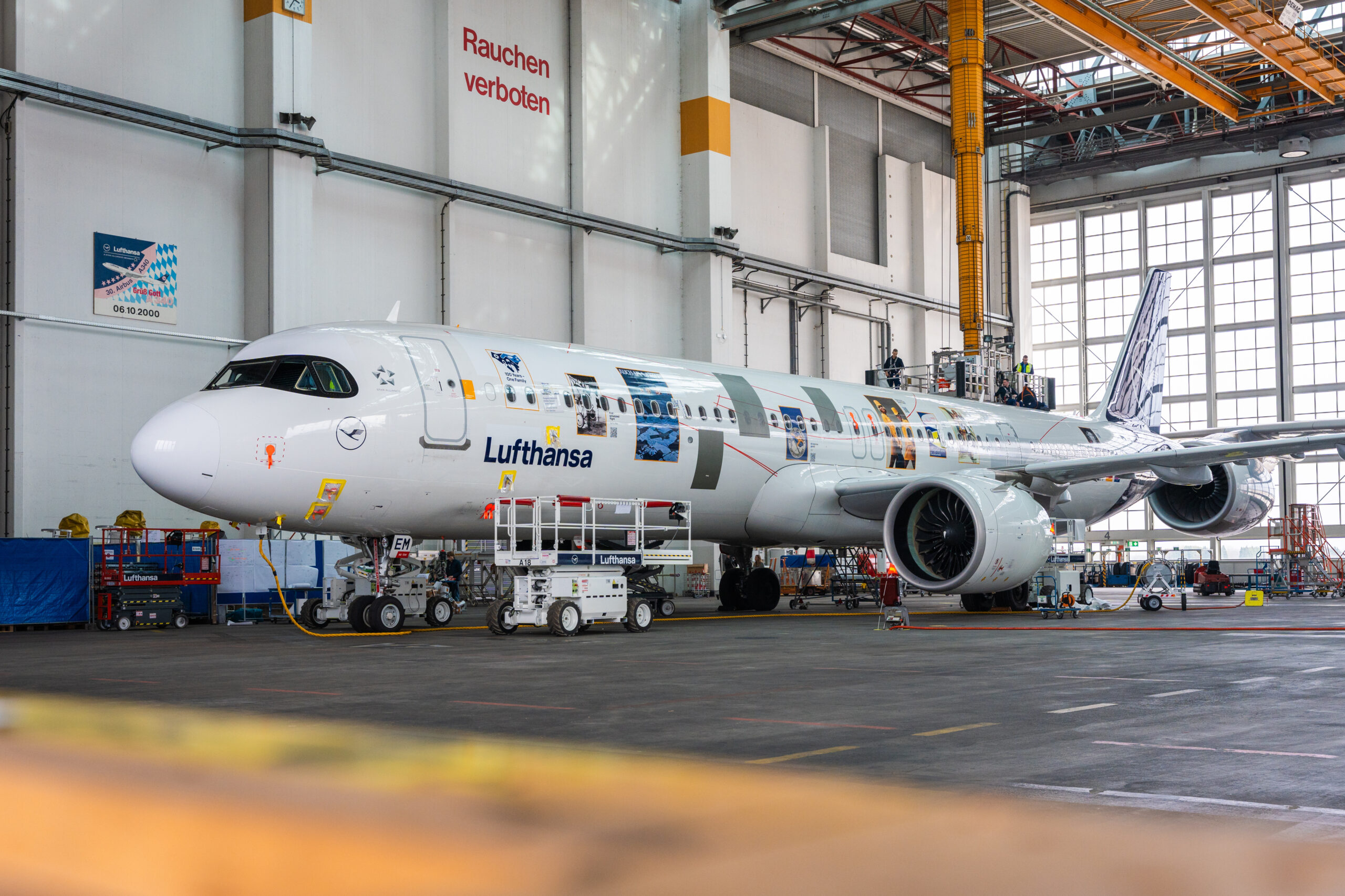 Lufthansa Airbus A321neo Jubiläum