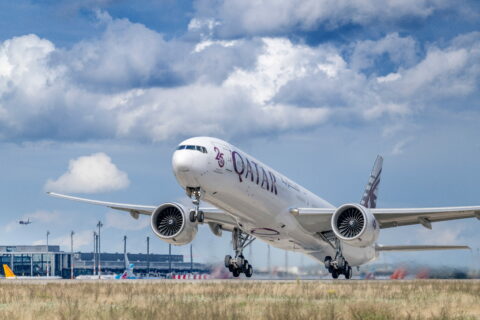 Eine Maschine von Qatar Airways strandete in Berlin.
