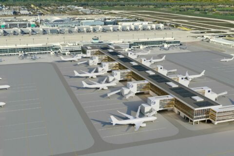 Der T-Stiel am Terminal 2