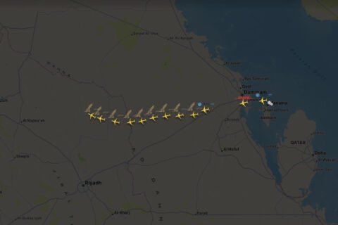 Gulf Air verlegt ihre Flotte nach Saudi-Arabien.