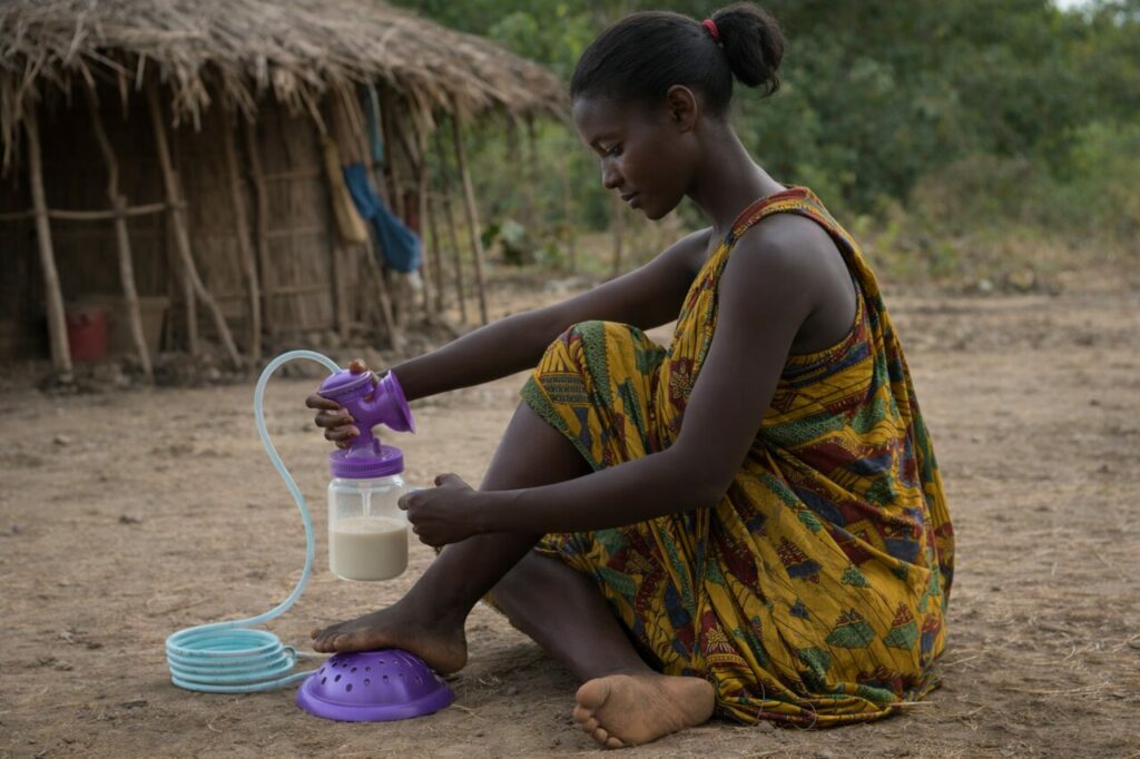 AAKRUTI-Wettbewerb, Dassault Systèmes, Gewinnerprojekt, Milchpumpe