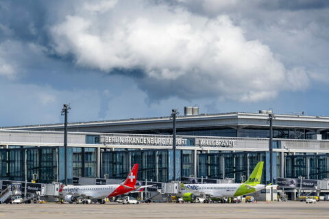 Die Passagierzahlen am BER im März stiegen an.