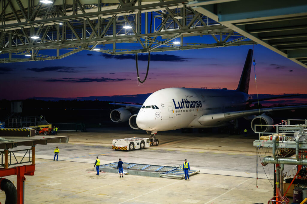 Lufthansa A380 Modernisierung Business Class