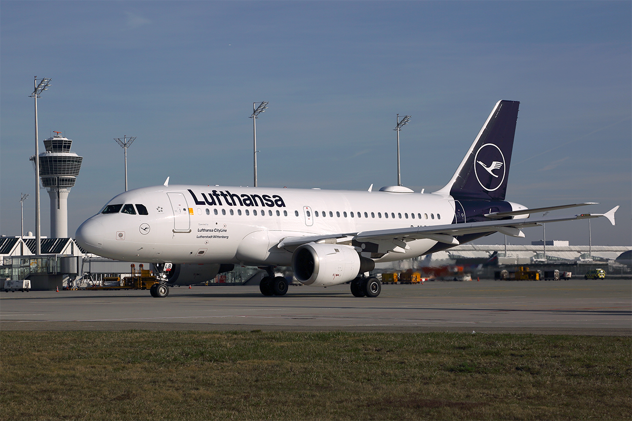Lufthansa, Lufthansa CityLine, Airbus A319