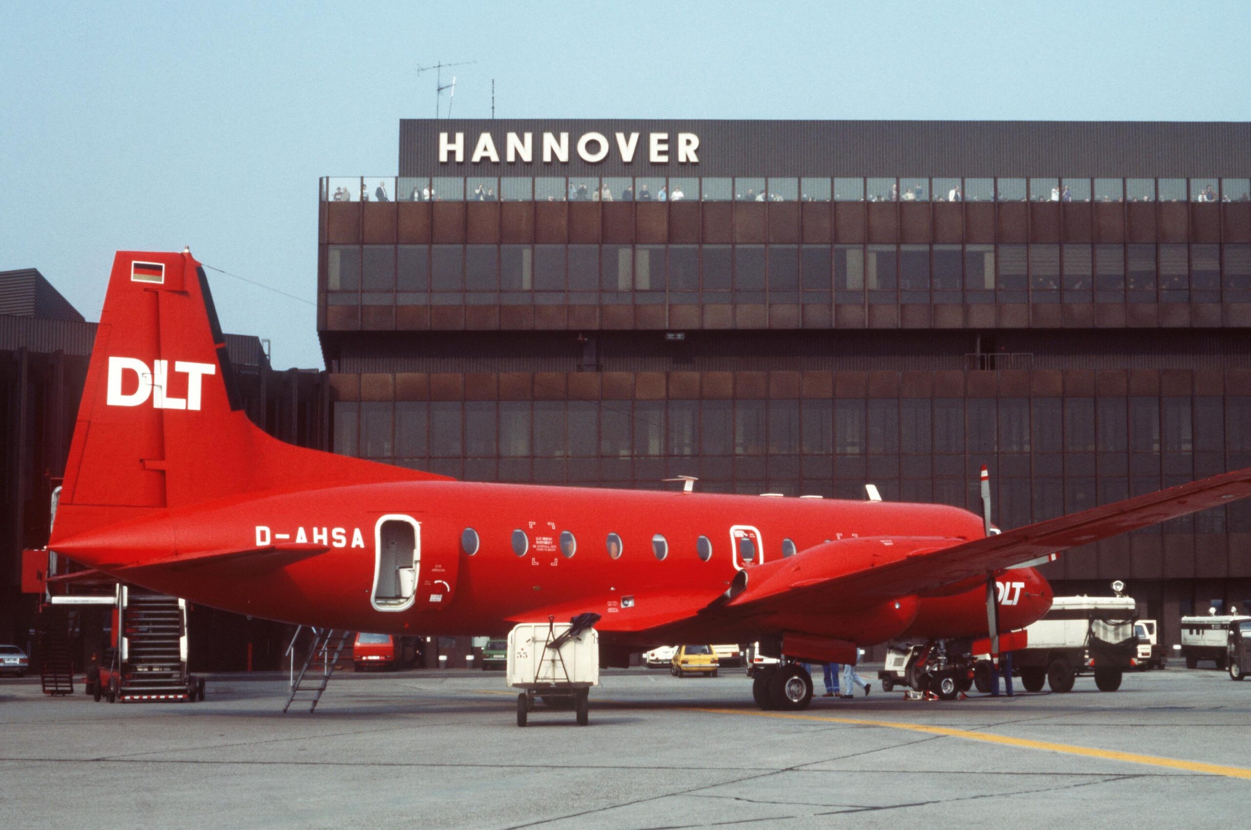 DLT, HS 728, BAe 748, Flughafen Hannover