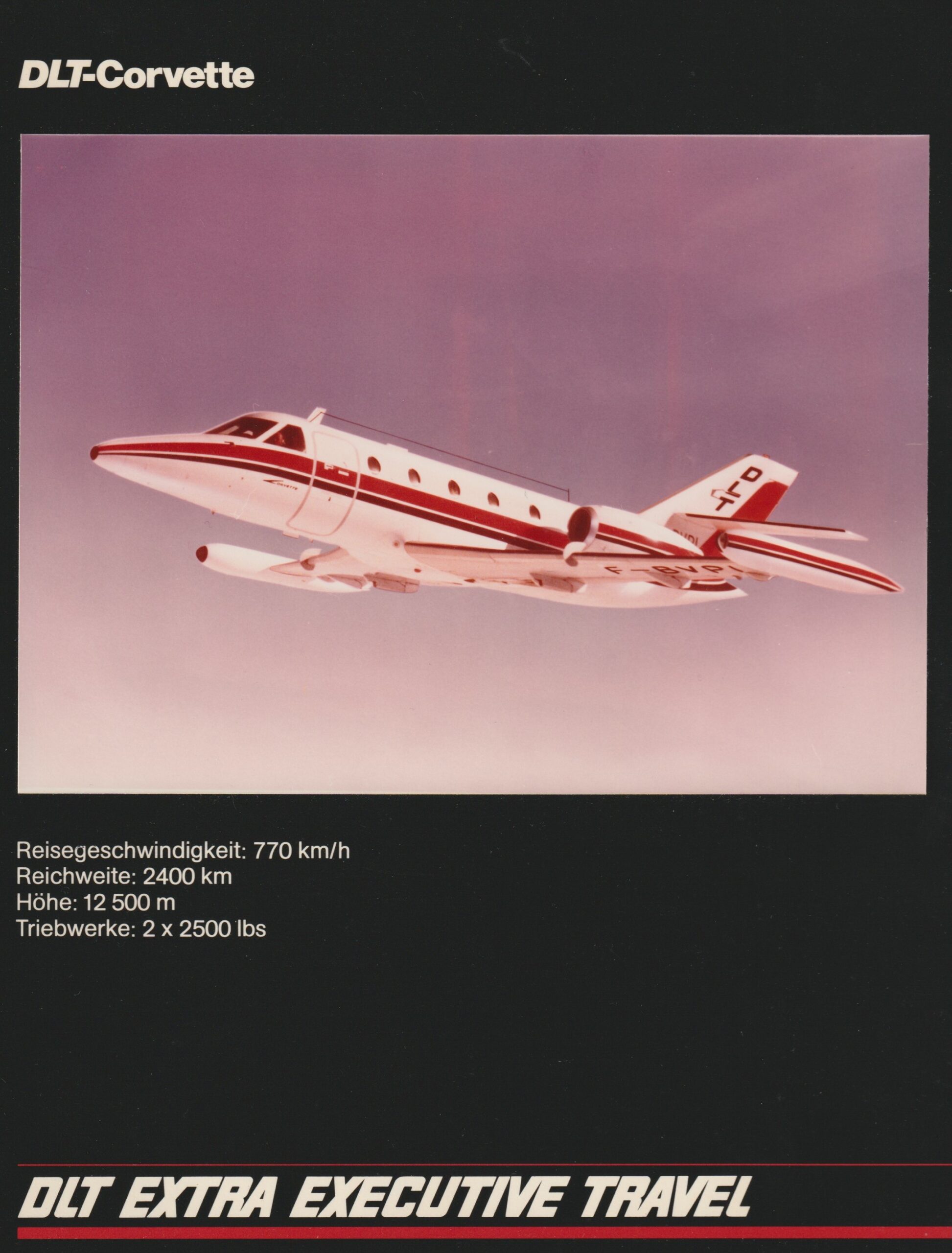 Dassault Corvette, DLT Executive Travel