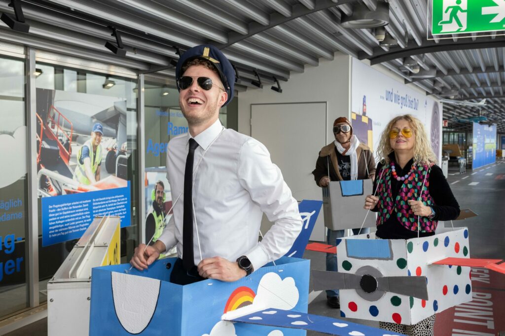 Hobby Flying am Hamburger Flughafen.