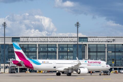Eurowings springt am BER für Ryanair ein.