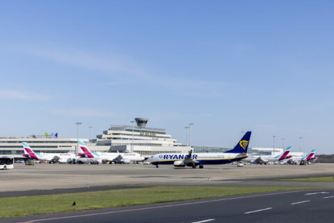 82 Prozent der Passagierflüge über kurze Distanz waren Auslandsflüge