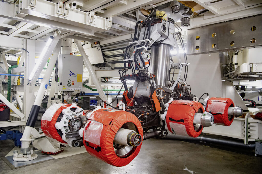 Fahrwerk der Airbus A350F