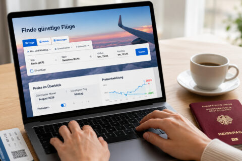 Wer flexibel bei Reisedatum und Abflughafen ist, kann bei Flugtickets oft deutlich sparen