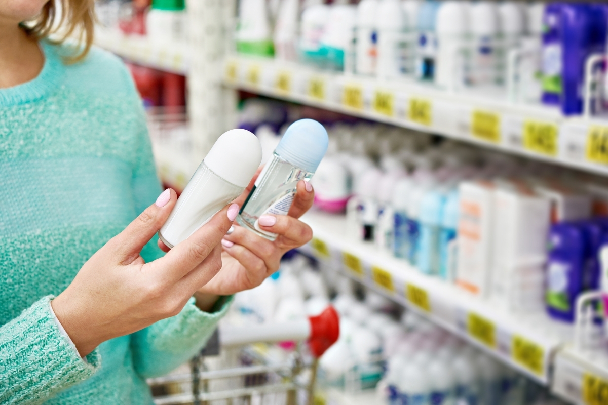 Deodorant im Laden
