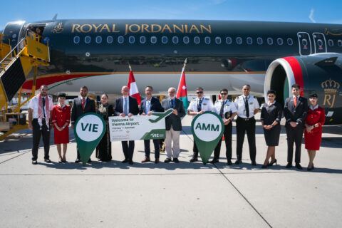 Nach pandemiebedingter Unterbrechung verbindet Royal Jordanien wieder die Hauptstädte von Österreich und Jordanien.